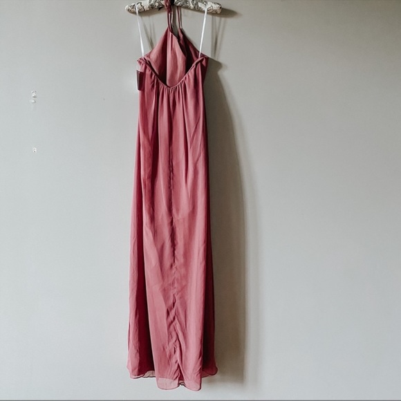 NWT Dusty Rose Halter Formal Dress - Picture 7 of 10